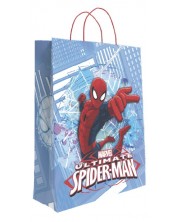 Подаръчна торбичка S. Cool - Ultimate Spider-Man, светлосиня, XL -1