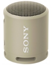 Портативна колонка Sony - SRS-XB13, водоустойчива, кафява -1