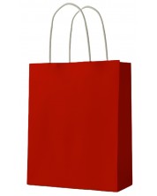 Подаръчна торба S. Cool - крафт, червена, М