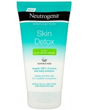 Neutrogena Skin Detox Почистваща маска за лице с глина, 150 ml -1