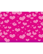 Подаръчна хартия Susy Card - Розови сърца, 70 x 200 cm -1