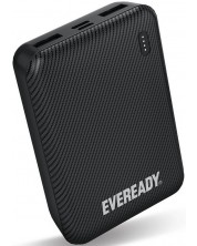 Портативна батерия EVEREADY - Mini, 10000 mAh, черна -1