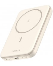 Портативна батерия Ugreen - PB560 Mini Magnetic Wireless, 5000 mAh, бяла