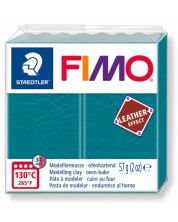 Полимерна глина Staedtler Fimo - Leather 8010, 57g, тюркоаз