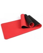 Постелка за йога Maxima - 182 х 61 х 0.6 cm, червена