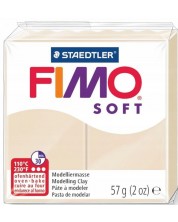 Полимерна глина Staedtler Fimo Soft - 57 g, пясъчен цвят -1