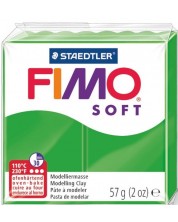 Полимерна глина Staedtler Fimo Soft - 57 g, зелена -1