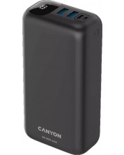 Портативна батерия Canyon - PB-301, 30000 mAh, черна