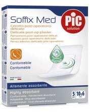 Soffix Med Постоперативни пластири, 10 x 6 cm, 5 броя, Pic Solution -1
