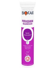 Potassium + Magnesium, 20 ефервесцентни таблетки, Biofar