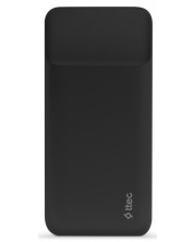 Портативна батерия ttec - PowerSlim Pro M, 10000mAh, черна -1