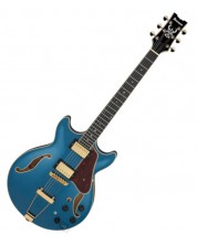 Полу-акустична китара Ibanez - AMH90, Prussian Blue Metallic