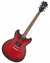 Полу-акустична китара Ibanez - AS53, Sunburst Red Flat -1