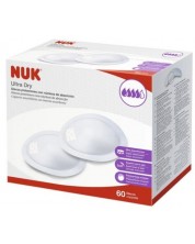 Подплънки за кърмачки NUK - Ultra dry, 60 броя