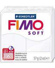Полимерна глина Staedtler Fimo Soft - 57 g, сива -1