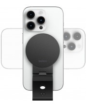 Поставка за телефон Belkin - MagSafe, iPhone, за монитор, черна -1