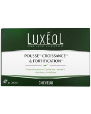 Pousse Croissance Fortification Cheveux За растеж и укрепване на косата, 30 капсули, Luxéol