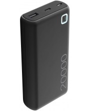 Портативна батерия Cellularline - Essence, 20000 mAh, черна