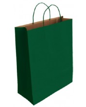 Подаръчна торбичка IPA - Крафт, зелена, M -1