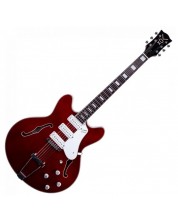 Полу-акустична китара VOX - BC S66 CR, Cherry Red -1