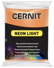 Полимерна глина Cernit Neon Light - Оранжева, 56 g -1
