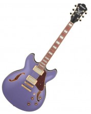 Полу-акустична китара Ibanez - AS73G, Metallic Purple Flat -1