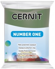 Полимерна глина Cernit №1 - Маслено зелена, 56 g