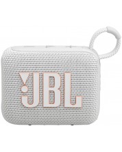 Портативна колонка JBL - Go 4, бяла -1