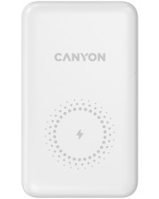 Портативна батерия Canyon - PB-1001 Magsafe, 10000 mAh, бяла