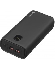 Портативна батерия Sandberg - USB-C PD 20W, 30000 mAh, черна -1
