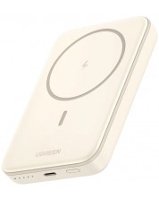 Портативна батерия Ugreen - PB561 Mini Magnetic Wireless, 10000 mAh, бяла