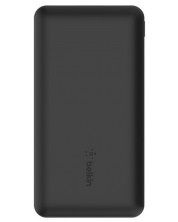 Портативна батерия Belkin - BoostCharge, 10000 mAh/15W, черна