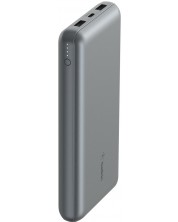 Портативна батерия Belkin - Boost Charge 20K, кабел USB-C, сива -1