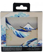 Подложки за чаши Moriarty Art Project Art: Katsushika Hokusai - The Great Wave of Kanagawa