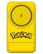 Портативна батерия OTL Technologies - Pikachu, 5000 mAh, жълта