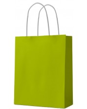 Подаръчна торба S. Cool - крафт, зелена, L -1