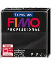 Полимерна глина Staedtler Fimo Professional - Черен, 85g,