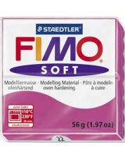 Полимерна глина Staedtler Fimo Soft - 57 g, малина