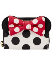 Портфейл за карти Loungefly Disney: Mickey Mouse - Minnie Mouse (Rock The Dots)