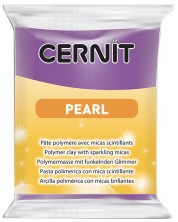 Полимерна глина Cernit Pearl - Лилава, 56 g -1
