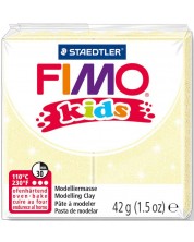 Полимерна глина Staedtler Fimo Kids - перлено жълт цвят -1