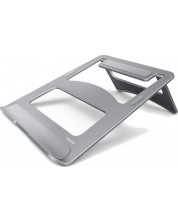 Подложка за лаптоп Hama - Aluminium, до 15.4",  сребриста -1