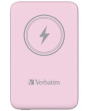 Портативна батерия Verbatim - MCP-10PK, 10000 mAh, розова -1
