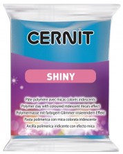 Полимерна глина Cernit Shiny - Синя, 56 g