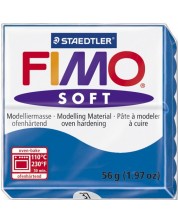 Полимерна глина Staedtler Fimo Soft - Морско синьо, 57 g