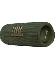 Портативна колонка JBL - Flip 6, водоустойчива, зелена -1