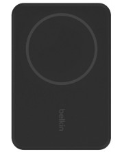 Портативна батерия Belkin - BoostCharge MagSafe, 5000 mAh, чернa -1
