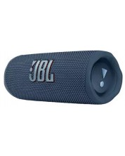 Портативна колонка JBL - Flip 6, водоустойчива, синя