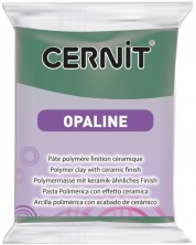Полимерна глина Cernit Opaline - Зелена, 56 g -1