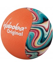 Подскачаща водна топка Waboba - Original, Orange Swirls -1